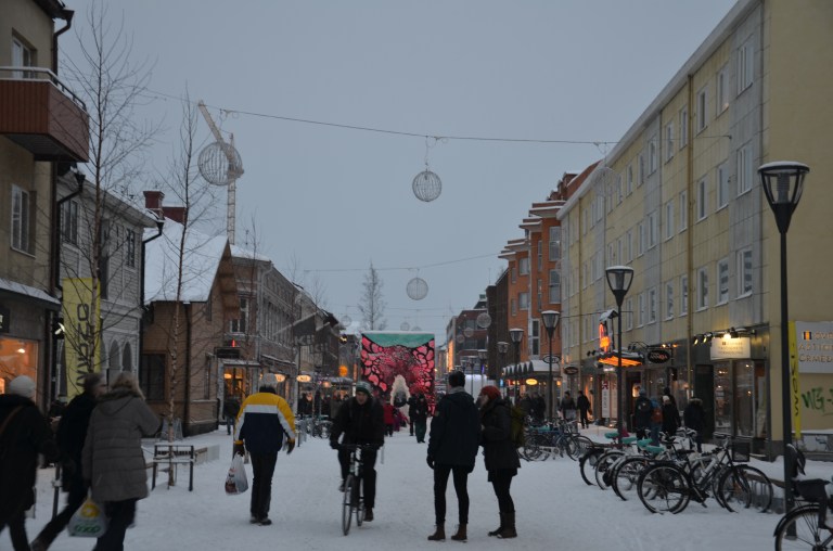Umeå västra kvarteren invigning kulturhuvudstadsår 2014