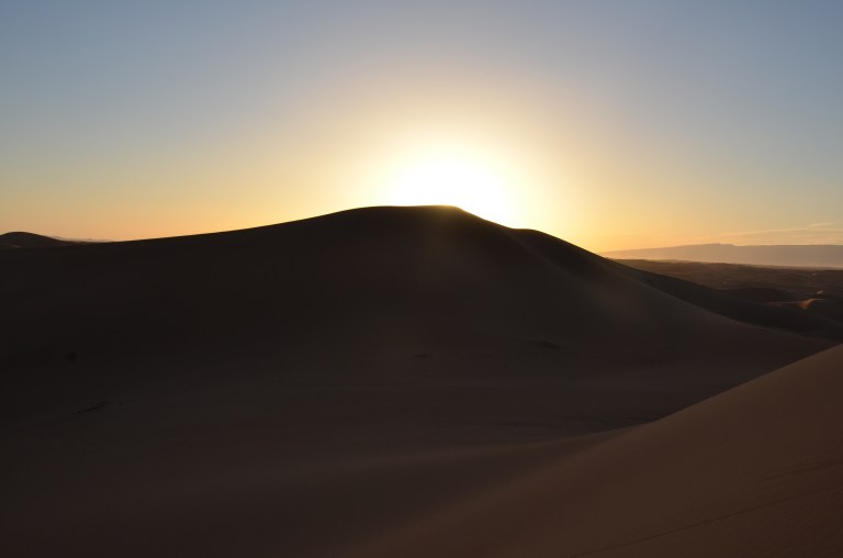 solnedgång sahara