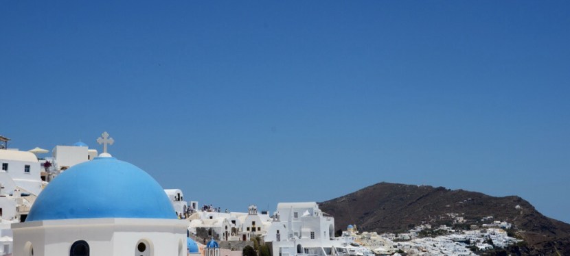 Om Oia, vykortsstaden på&nbsp;Santorini