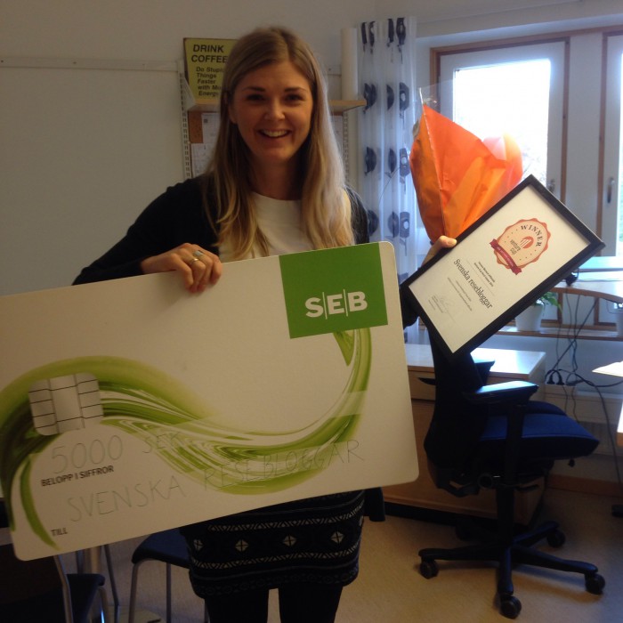 Venture cup vinnare region norr Johanna Westberg Svenska Resebloggar