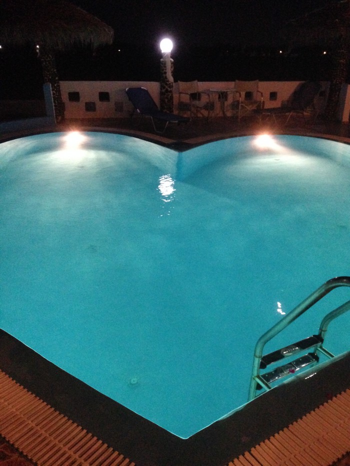 Honeymoon beach hotel pool