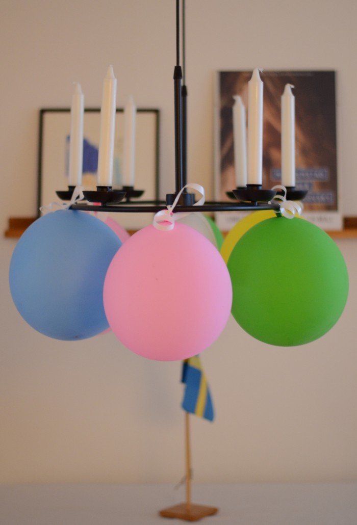 ballonger i ljuskrona