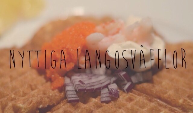 Om nyttiga våfflor med räkor &&nbsp;rödlök