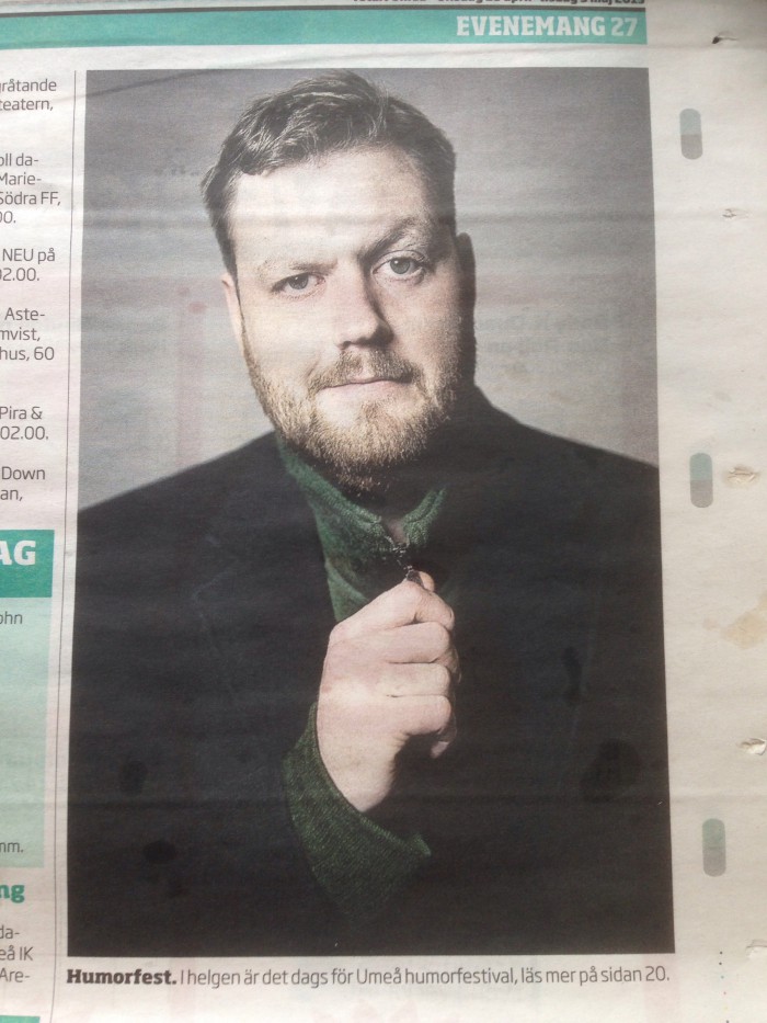 Kristoffer Appelqvist Umeå humorgala